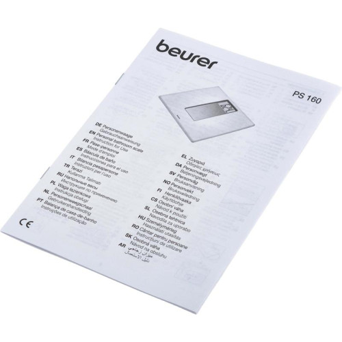 Весы напольные электронные/ Весы напольные электронные Beurer PS160 макс.180кг белый