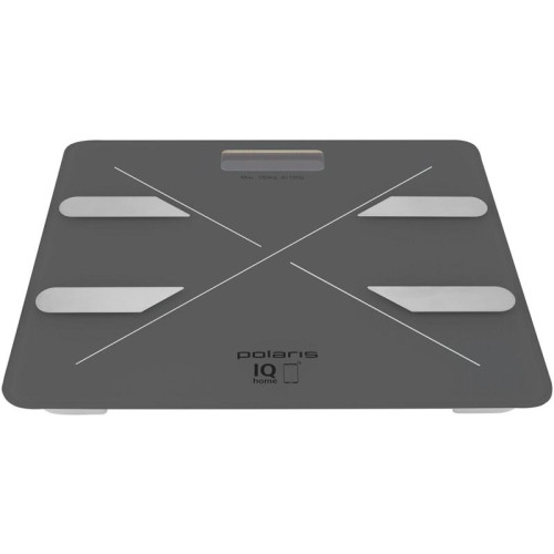 Весы напольные электронные/ Весы напольные электронные Polaris PWS 1898 IQ Home макс.180кг графитовый