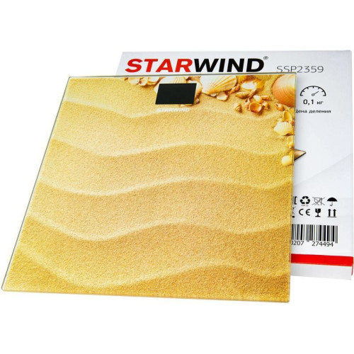 Весы напольные электронные/ Весы напольные электронные Starwind SSP2359 макс.180кг рисунок Весы напольные электронные/ Весы напольные электронные Starwind SSP2359 макс.180кг рисунок