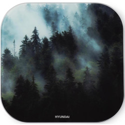 Весы напольные электронные/ Весы напольные электронные Hyundai H-BS03761 макс.180кг темно-зеленый