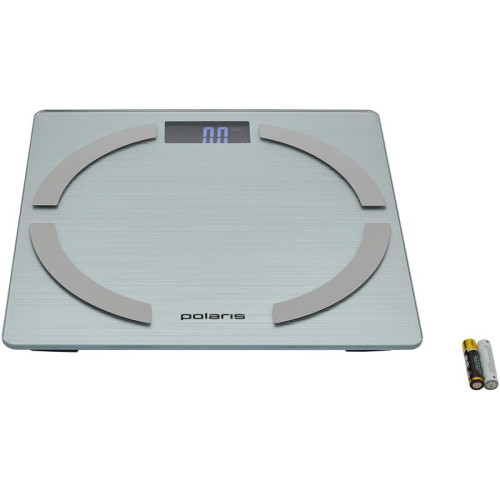 Весы напольные электронные/ Весы напольные электронные Polaris PWS 1886 IQ Home макс.180кг серебристый