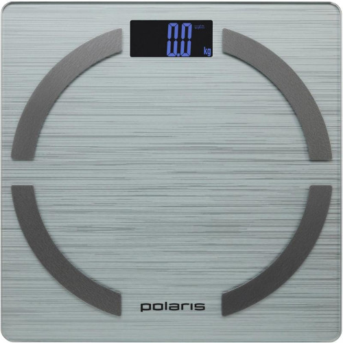 Весы напольные электронные/ Весы напольные электронные Polaris PWS 1886 IQ Home макс.180кг серебристый