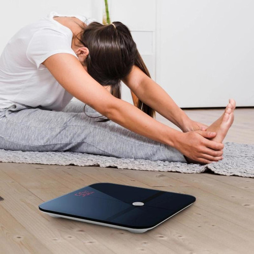 Весы напольные электронные/ Весы напольные электронные Kitfort КТ-807 макс.180кг черный