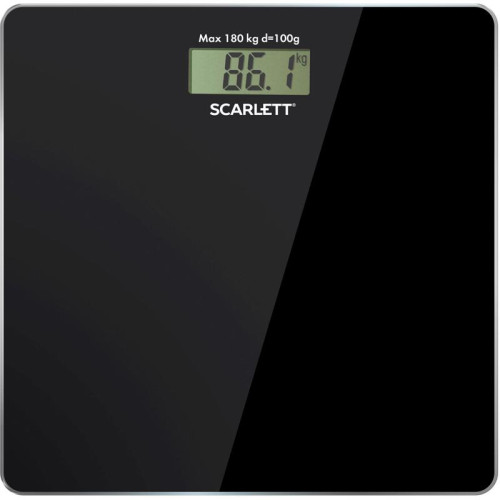 Весы напольные электронные/ Весы напольные электронные Scarlett SC-BS33E036 макс.180кг черный