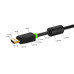 GCR PRO Кабель PROF 1.0m DisplayPort v1.4, 8K 60Hz, 4K 165Hz, черный, ферритовые фильтры, 3Х экран с армированием, GCR-53961