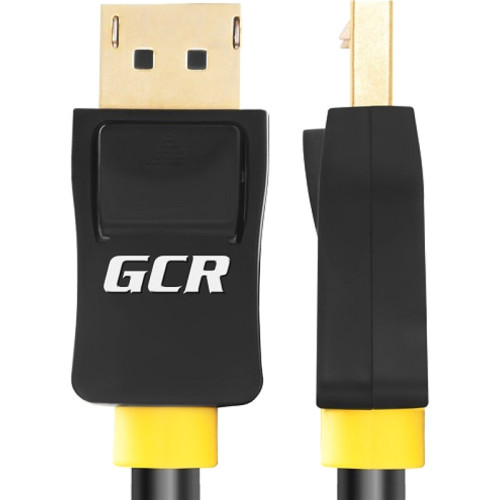 GCR Кабель PROF 15.0m DisplayPort v1.4, 8 K 60Hz, 4 K 165Hz, OD: 7.1mm, черный, ферритовые кольца, 28/28 AWG GCR Кабель PROF 15.0m DisplayPort v1.4, 8 K 60Hz, 4 K 165Hz, OD: 7.1mm, черный, ферритовые кольца, 28/28 AWG
