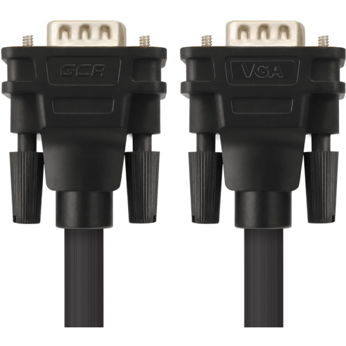 Greenconnect Кабель SVGA 10.0м чёрный, позолоченные контакты, ферритовые кольца, OD8.0mm. 15M / 15M Premium GCR-VM2VM2-10.0m, 28/28 AWG, двойной экран Greenconnect Кабель SVGA 10.0м чёрный, позолоченные контакты, ферритовые кольца, OD8.0mm. 15M / 15M Premium GCR-VM2VM2-10.0m, 28/28 AWG, двойной экран
