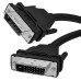 GCR PRO Кабель DVI-D 1.5m, черный, OD 8.5mm, 28 AWG, DVI/DVI, 25M/25M, двойной экран, GCR-52533