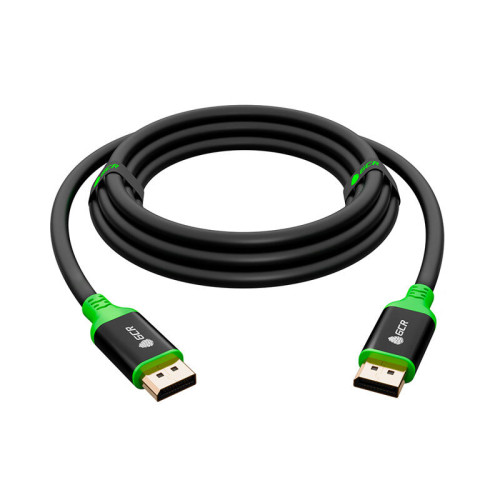 GCR PRO Кабель 0.5m DisplayPort v1.4, 8K 60Hz, 4K 165Hz, черный, 3X экран с армированием, AL case, GCR-53984