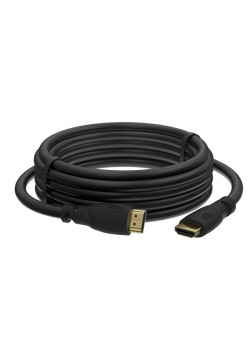 GCR Кабель PROF 10.0m HDMI 2.0, 3D, Ultra HD,60 Hz up to 18GB, Fast Ethernet 18.0 Гбит/с позолоченные контакты, 3Х экран, OD9.0mm, 28/24 AWG