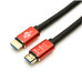 Кабель HDMI 3 m (Red/Gold, в пакете)  VER 2.0