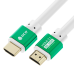 GCR PRO Кабель 0.5m HDMI 2.1, белый, Ultra HD 8K 60Hz, 4K 144Hz, динамический HDR, 4:4:4, 48.0 Гбит/с, 3Х экран с армированием, GCR-57286