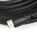 Greenconnect Кабель 2.0m HDMI версия 2.0, HDR 4:2:2, Ultra HD, 4K 60 fps 60Hz/5K*30Hz, 3D, AUDIO, 18.0 Гбит/с, 28/28 AWG, OD7.3mm, тройной экран, черный нейлон, GCR-HM811-2.0m