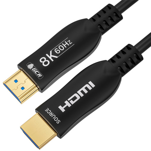 GCR Кабель 15.0m оптический HDMI 2.1 8K 60Hz, 4K 120Hz, 4:4:4, высокоскоростной 48.0 Гбит/с, 3D