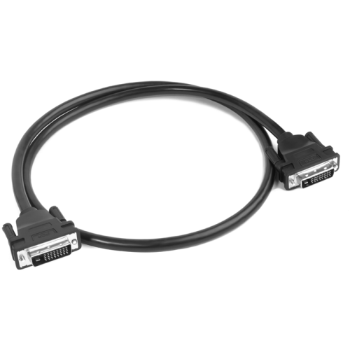 Greenconnect Кабель DVI-D 1.0m, черный, OD 8.5mm, 28/28 AWG, DVI/DVI, 25M/25M, GCR-DM2DMC-1.0m, двойной экран