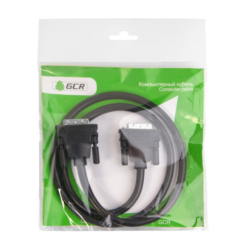 Greenconnect Кабель DVI-D 5.0m, черный, OD 8.5mm, 28/28 AWG, DVI/DVI, 25M/25M, GCR-DM2DMC-5.0m, двойной экран Greenconnect Кабель DVI-D 5.0m, черный, OD 8.5mm, 28/28 AWG, DVI/DVI, 25M/25M, GCR-DM2DMC-5.0m, двойной экран