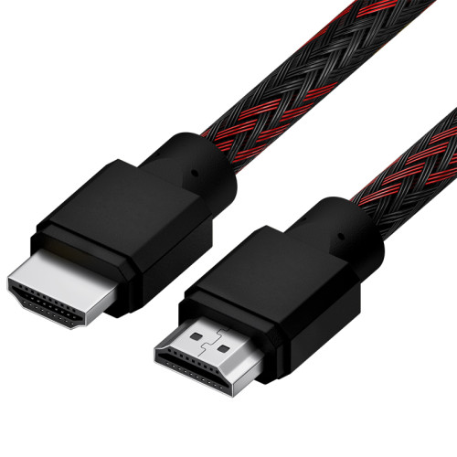 Кабель 0.5m HDMI 2.0, черный нейлон, Ultra HD, 4K 60 fps 60Hz/5K*30Hz, 3D, AUDIO, 18.0 Гбит/с