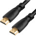 Greenconnect Кабель 10.6m HDMI версия 2.0, HDR Ultra HD 4K60 Hz/ 5K30Hz, 3D, Ethernet 18.0 Гбит/с, OD8.0mm, 28/26 AWG, черный, GCR-51494