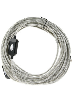 Кабель-адаптер/ Кабель-адаптер USB2.0-repeater, удлинительный активный <Am-->Af> 15м Aopen/Qust <ACU823-15M>