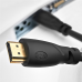 Greenconnect Кабель 0.3m HDMI версия 1.4, черный, OD7.3mm, 30/30 AWG, позолоченные контакты, Ethernet 10.2 Гбит/с, 3D, 4K, GCR-HM310-0.3m, экран