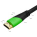GCR PRO Кабель 7.5m HDMI 2.0, нейлон, HDR 4:4:4, Ultra HD, 4K 60 fps 60Hz/5K*30Hz, 3D, AUDIO, 18.0 Гбит/с, 28/28 AWG, 3 X экран, черный, GCR-53132