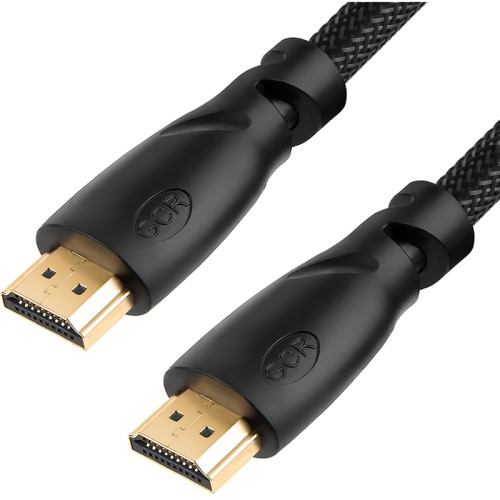 Greenconnect Кабель 5.0m HDMI версия 2.0, HDR 4:2:2, Ultra HD, 4K 60 fps 60Hz/5K*30Hz, 3D, AUDIO, 18.0 Гбит/с, 28/28 AWG, OD7.3mm, тройной экран, черный нейлон, GCR-HM811-5.0m