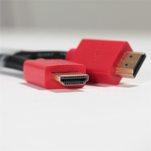 GCR Кабель 1.0m HDMI версия 1.4, черный, красные коннекторы, OD7.3mm, 30/30 AWG, позолоченные контакты, Ethernet 10.2 Гбит/с, 3D, 4K GCR-HM450-1.0m, экран GCR Кабель 1.0m HDMI версия 1.4, черный, красные коннекторы, OD7.3mm, 30/30 AWG, позолоченные контакты, Ethernet 10.2 Гбит/с, 3D, 4K GCR-HM450-1.0m, экран