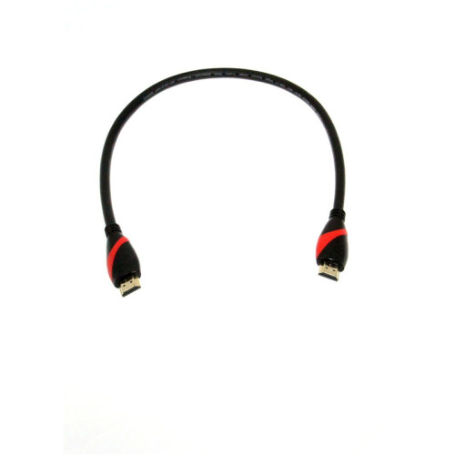 Кабель/ Кабель HDMI 19M/M ver. 2.0 black red, 0.5m VCOM <CG525-R-0.5>