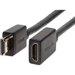 Кабель/ Кабель удлинительный  HDMI-19M---HDMI-19F ver 2.0, 2m, Telecom <TCG-235MF-2M>