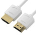GCR Ультратонкий кабель HDMI2.0 для AppleTV, SLIM, 1.5m, белый, OD3.8mm, HDR 4:2:0, Ultra HD, 4K60Hz, 18.0 Гбит/с, 32/32 AWG GCR Ультратонкий кабель HDMI2.0 для AppleTV, SLIM, 1.5m, белый, OD3.8mm, HDR 4:2:0, Ultra HD, 4K60Hz, 18.0 Гбит/с, 32/32 AWG