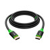 GCR PRO Кабель 0.5m DisplayPort v1.4, 8K 60Hz, 4K 165Hz, черный, 3X экран с армированием, AL case, GCR-53984