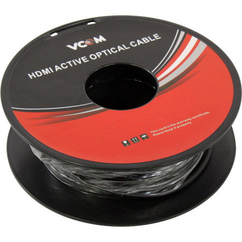 Кабель/ Активный оптический кабель HDMI 19M/M,ver. 2.0, 4K@60 Hz 30m VCOM <D3742P-30M> Кабель/ Активный оптический кабель HDMI 19M/M,ver. 2.0, 4K@60 Hz 30m VCOM <D3742P-30M>