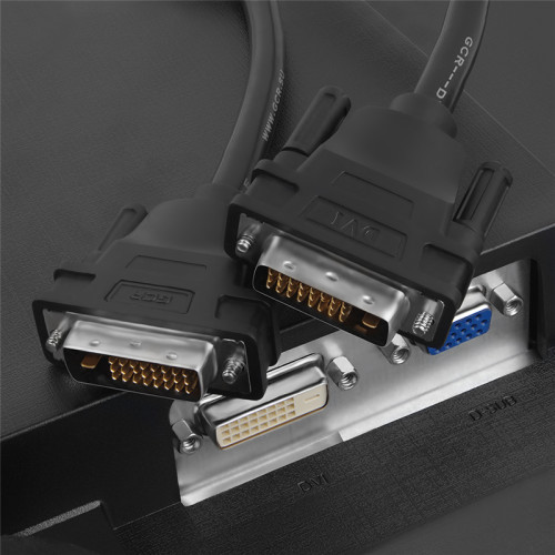 Greenconnect Кабель DVI-D 4.0m, черный, OD 8.5mm, 28/28 AWG, DVI/DVI, 25M/25M, GCR-DM2DMC-4.0m, двойной экран