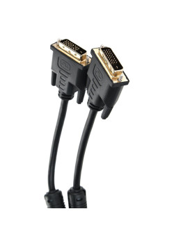 Кабель/ Кабель DVI-D--DVI-D Dual link 25M/25M, экран, феррит.кольца, 1.8м Telecom <TCG441D-1.8M>