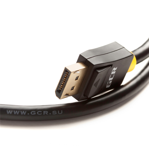 Greenconnect Кабель 10.0m DisplayPort v1.2, 20M/20M, черный, 28/28 AWG