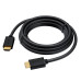 GCR Кабель синхронизации 7.0m HDMI 2.0, XLPE, Outdoor, Ultra HD, 4K 60Hz, 18.0 Гбит/с, HDR 4:4:4, 3D, черный, 2 Х экран, армирование, GCR-55269