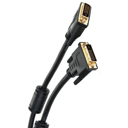 Кабель/ Кабель DVI-DVI Dual Link (25M-25M), 1.8m, 2 фильтра VCOM <VDV6300-1.8M>