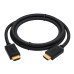 GCR Кабель синхронизации 2.0m HDMI 2.0, XLPE, Outdoor, Ultra HD, 4K 60Hz, 18.0 Гбит/с, HDR 4:4:4, 3D, черный, 2 Х экран, армирование, GCR-55267