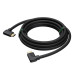 GCR Кабель 2.0m HDMI 2.0, M правый угол /M правый угол, черный, HDR 4:2:2, Ultra HD, 4K 60 fps 60Hz/5K*30Hz, 3D, AUDIO, 18.0 Гбит/с, 28/28 AWG, GCR-52313