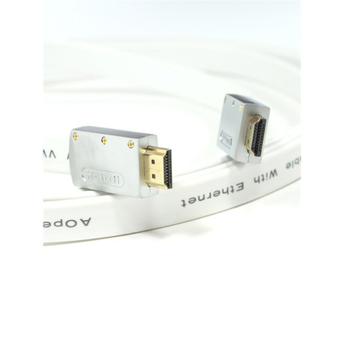 Кабель/ Кабель HDMI 19M/M ver 2.0, 1M, Aopen/Qust <ACG568F-S-1M> серебряно-белый Flat Кабель/ Кабель HDMI 19M/M ver 2.0, 1M, Aopen/Qust <ACG568F-S-1M> серебряно-белый Flat