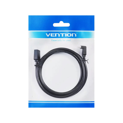 Кабель Vention HDMI High speed v2.0 with Ethernet 19M/19M угол 270 - 3м