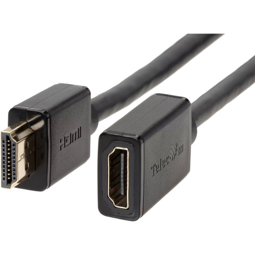 Кабель/ Кабель удлинительный  HDMI-19M---HDMI-19F ver 2.0, 5m, Telecom <TCG-235MF-5M>