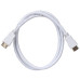 Кабель/ Кабель цифровой HDMI19M to HDMI19M, V1.4+3D, 1m, TV-COM <CG150SW-1M>белый Кабель/ Кабель цифровой HDMI19M to HDMI19M, V1.4+3D, 1m, TV-COM <CG150SW-1M>белый