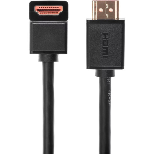 Кабель/ Кабель HDMI---HDMI ver 2.0 угловой коннектор 90град  3м,Telecom <TCG225-3M>