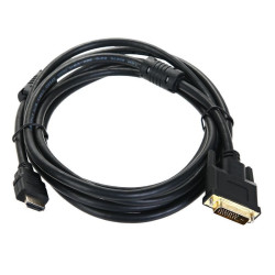 Кабель/ Кабель HDMI to DVI-D (19M -25M) 3м, 2 фильтра TV-COM <LCG135F-3M>