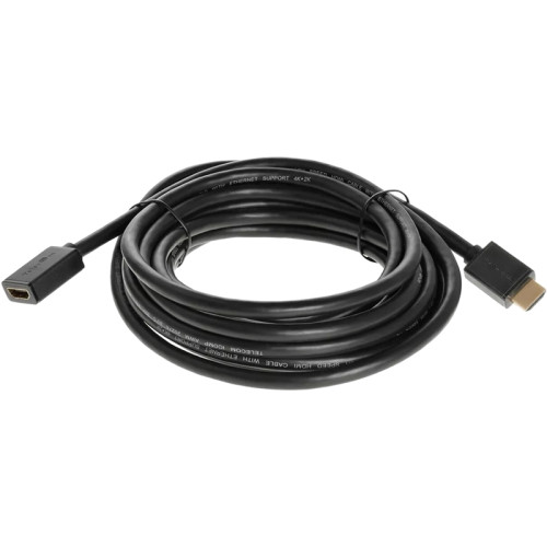 Кабель/ Кабель удлинительный  HDMI-19M---HDMI-19F ver 2.0, 5m, Telecom <TCG-235MF-5M>