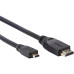 Кабель/ Кабель HDMI-19M --MicroHDMI-19M ver 2.0 1.8m VCOM <CG587-1.8M>