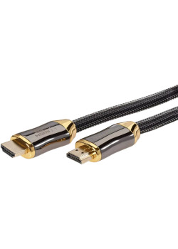 Кабель/ Кабель HDMI 19M/M,ver. 2.1, 8K@60 Hz 3m метал разъемы, нейлоновая оплетка Telecom <TCG300-3M>