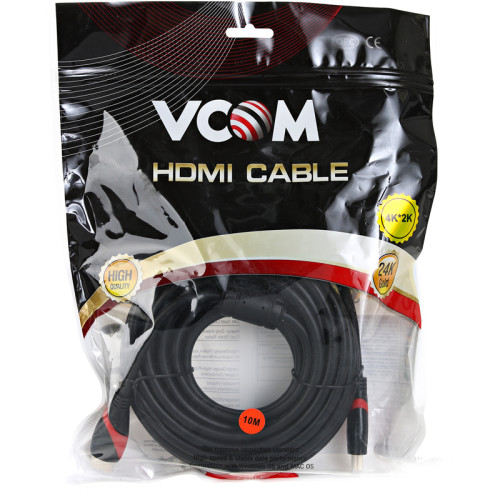 Кабель/ Кабель HDMI 19M/M ver. 2.0, 2 фильтра, 10m VCOM <CG525D-R-10.0>