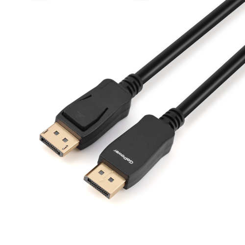Кабель GoPower DisplayPort (m)-DisplayPort (m) 1.8м ПВХ ver.1.4 черный Premium Zip-Lock c подвесом Кабель GoPower DisplayPort (m)-DisplayPort (m) 1.8м ПВХ ver.1.4 черный Premium Zip-Lock c подвесом